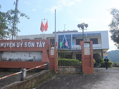 Huyện ủy Sơn Tây. Ảnh minh họa.