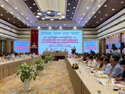 Hội thảo khoa học quốc gia về xây dựng chuẩn mực đạo đức cách mạng của cán bộ, đảng viên trong giai đoạn mới.