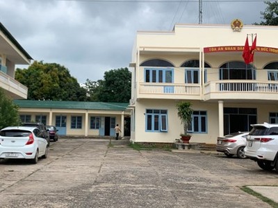 Trụ sở Tòa án Nhân dân huyện Đức Trọng. (Nguồn: Báo Pháp Luật).