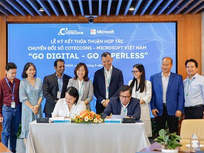 Coteccons (CTD) thúc đẩy chuyển đổi số ngành xây dựng với công nghệ đám mây và AI của Microsoft