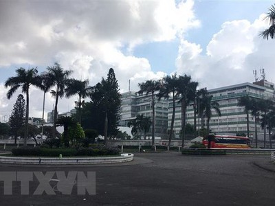 Công ty TNHH PouYuen Việt Nam tại quận Bình Tân, Thành phố Hồ Chí Minh. (Ảnh: Thanh Vũ/TTXVN)