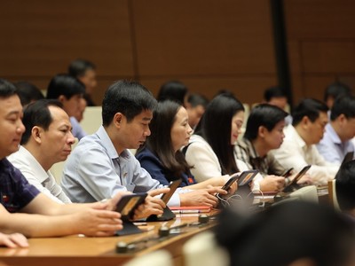 Phiên họp sáng 20/6 của Quốc hội.