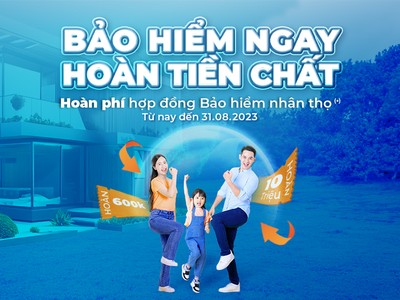 Ưu đãi hoàn tiền dành cho khách hàng tham gia bảo hiểm nhân thọ tại Sacombank