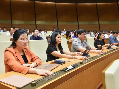 Phiên họp ngày 22/6 của Quốc hội.