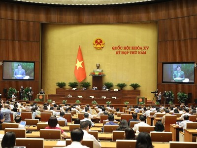 Phiên họp chiều 23/6 của Quốc hội.