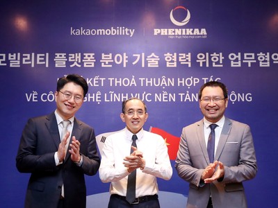 Tập đoàn Phenikaa kí thỏa thuận hợp tác với Kakao Mobility - Hãng gọi xe công nghệ thuộc Tập đoàn Kakao, Hàn Quốc