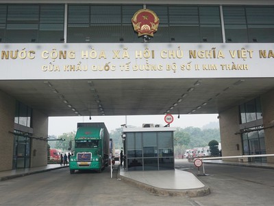 Cửa khẩu Kim Thành, tỉnh Lào Cai. (Ảnh minh họa)
