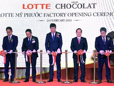 Tháng 2/2023, Lotte đã khánh thành nhà máy sản xuất các sản phẩm bánh Choco Pie - đây là nhà máy thứ hai của Lotte tại Bình Dương.