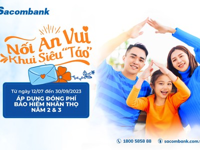 Nối an vui - Khui siêu "táo" tại Sacombank