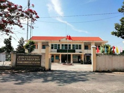 Ủy ban Nhân dân xã Vĩnh Đại. (Nguồn: Long An Online)