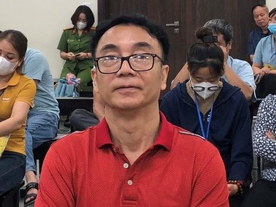 Bị cáo Trần Hùng, cựu Cục phó Cục Quản lý thị trường Hà Nội.