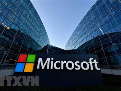 Microsoft rơi vào tầm ngắm của Ủy ban châu Âu. (Ảnh: AFP/TTXVN).