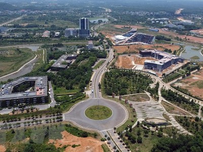 Khu Công nghệ cao Hòa Lạc. (Ảnh: Huy Hùng/TTXVN)