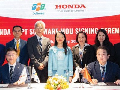 FPT hợp tác với Honda nhằm phát triển các cơ hội cộng tác trong lĩnh vực quản trị dịch vụ công nghệ thông tin trên phạm vi toàn cầu.