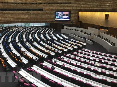 Toàn cảnh một phiên họp Quốc hội Thái Lan ở Bangkok. (Ảnh: AFP/TTXVN)