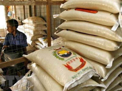 Một cửa hàng bán gạo tại Pekan Mundok, Thái Lan. (Ảnh: AFP/TTXVN)