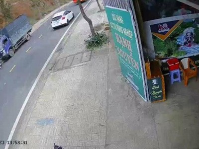 Hiện trường vụ tai nạn. (Nguồn: Báo Giao thông)