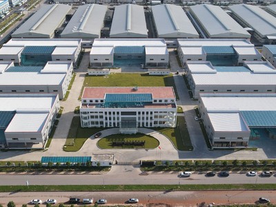 Nhà máy Foxconn tại Khu công nghiệp Quang Châu, Bắc Giang.
