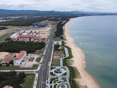 Tuyến đường ven biển tại TP. Tuy Hòa, tỉnh Phú Yên. Ảnh minh họa.