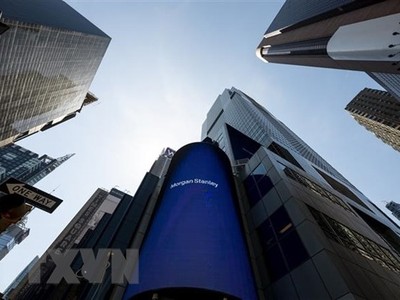 Trụ sở của Morgan Stanley ở New York, Mỹ. (Ảnh: AFP/TTXVN)