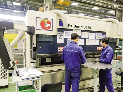 GE Hải Phòng - Nhà máy thông minh tiêu chuẩn Hoa Kỳ tại Việt Nam. Ảnh: Đức Thanh.