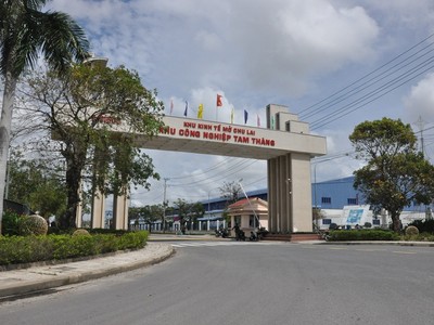 Khu công nghiệp Tam Thăng tỉnh Quảng Nam. Ảnh H.A