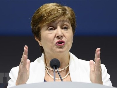 Tổng Giám đốc IMF Kristalina Georgieva. (Ảnh: AFP/TTXVN)
