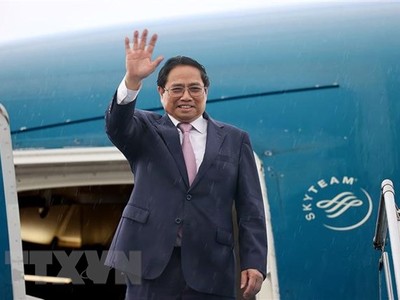 Thủ tướng Phạm Minh Chính sang tham dự Phiên thảo luận chung của Đại hội đồng LHQ tại Hoa Kỳ và thăm chính thức Brazil. (Ảnh: Dương Giang/TTXVN).