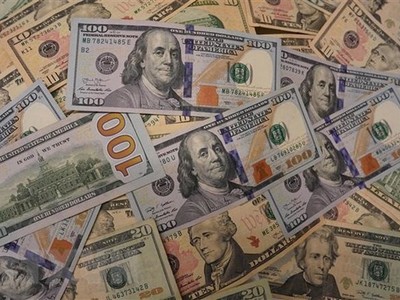 Đồng USD tại Washington, DC. (Ảnh: THX/TTXVN)