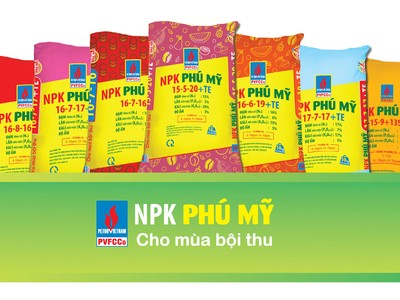 Đến nay, PVFCCo đã cho ra thị trường gần 30 công thức, sản phẩm NPK Phú Mỹ.