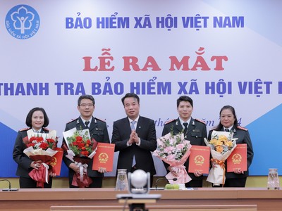 Ra mắt Thanh tra Bảo hiểm xã hội Việt Nam