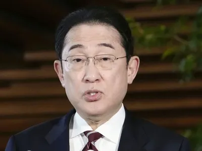 Thủ tướng Nhật Bản Fumio Kishida phát biểu tại Tokyo trước chuyến công du sang Mỹ.