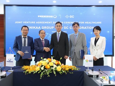 Lễ ký kết hợp đồng liên doanh giữa Tập đoàn Phenikaa ký kết cùng Tập đoàn GC (Hàn Quốc).