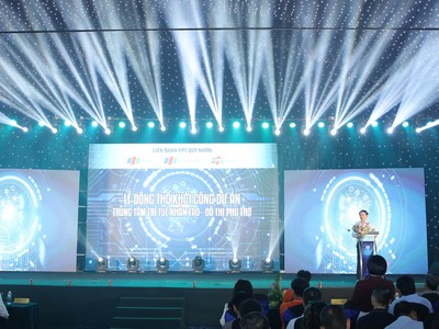 Dự án Trung tâm Trí tuệ nhân tạo - Đô thị phụ trợ tại Bình Định động thổ khởi công