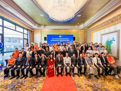 Văn phòng mới của FPT tại Thượng Hải có diện tích gần 500m2, tọa lạc tại tầng 30, Building 3, tòa Global Creative Center, đường Mẫn Hồng (Minhong), quận Mẫn Hàng (Minhang), Thượng Hải.