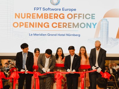 Buổi khai trương văn phòng được tổ chức trong khuôn khổ Diễn đàn Công nghệ Nuremberg tại Đức.