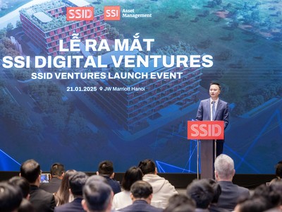 Ông Mai Huy Tuần, Tổng giám đốc Digital Ventures, phát biểu tại sự kiện