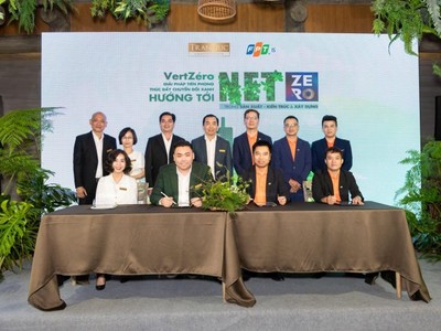 Trần Đức hợp tác FPT triển khai giải pháp kiểm kê khí nhà kính VertZéro.