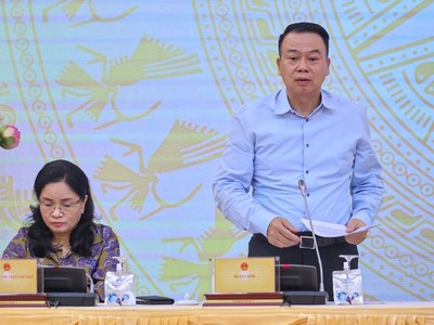 Thứ trưởng Bộ Tài chính Nguyễn Đức Chi. Ảnh: VGP/Nhật Bắc.