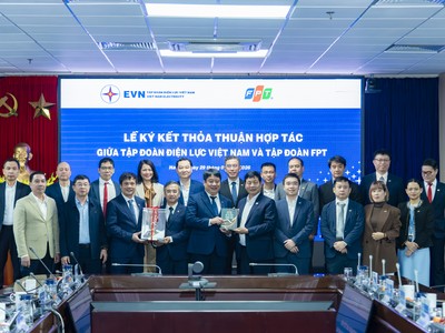 Lãnh đạo hai Tập đoàn tại sự kiện.