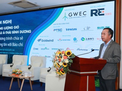 Hội nghị Năng lượng gió khu vực châu Á - Thái Bình Dương 2026 sẽ diễn ra từ ngày 9 - 11/6 tại Việt Nam