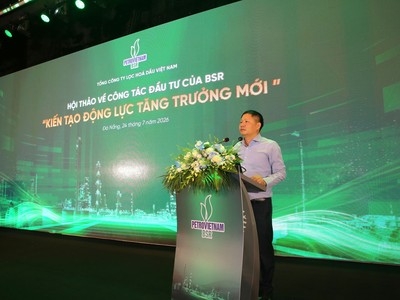 Chủ tịch HĐQT BSR Bùi Ngọc Dương phát biểu định hướng chiến lược đầu tư, kiến tạo động lực tăng trưởng mới cho BSR.