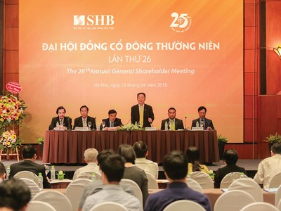 Năm 2017, SHB đạt kết quả kinh doanh vượt trội so với 5 năm gần đây.