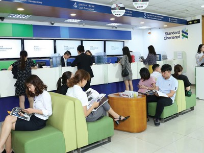 90% số ngân hàng chi trả cho nhân viên khoảng 10 - 30 triệu đồng/tháng