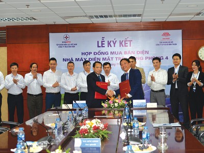 Tập đoàn Hà Đô ký kết hợp đồng mua bán điện với Tập đoàn Điện lực cho dự án Điện mặt trời Hồng Phong 4