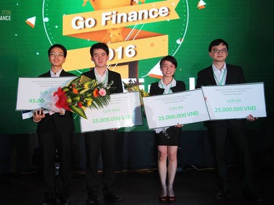 Sinh viên Học viện Ngân hàng đăng quang Go Finance 2016