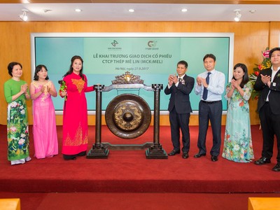 Cổ phiếu MEL tăng kịch trần trong phiên chào sàn