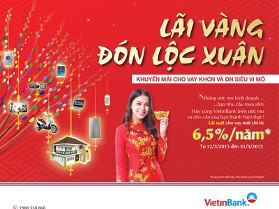 VietinBank giảm lãi suất cho vay sản xuất kinh doanh