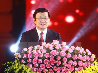 Chủ tịch nước Trương Tấn Sang. (Ảnh: Doãn Tấn/TTXVN)