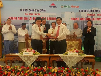 Hoàng Anh Gia Lai vừa khởi công giai đoạn 2 dự án Hoàng Anh Gia Lai Myanmar Centertại Yangon